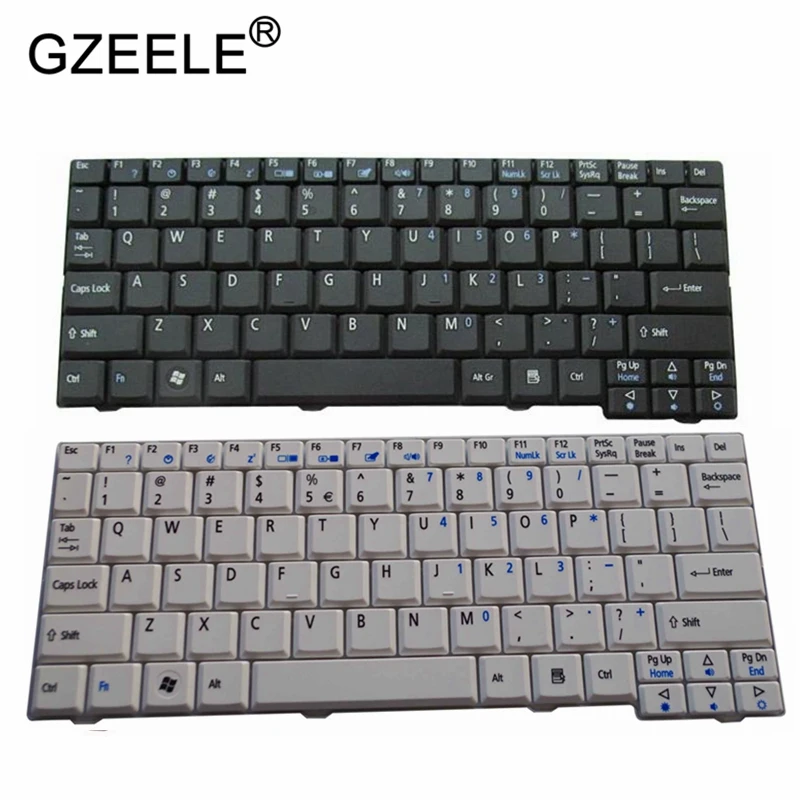 Новинка для ACER Aspire One D150 D250 KAV10 KAV60 A110 KAVA0 ZG5 ZG8 523H P531H N214CM 2 английская Клавиатура