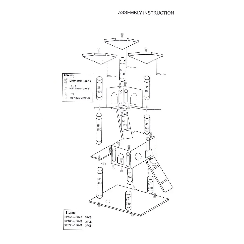 

Variety Of Styles Stylish Cat Tree Tower Cats' Toys Cat's Funny Pet House Toy Kitten Perches With Scratching Posts Cat furniture