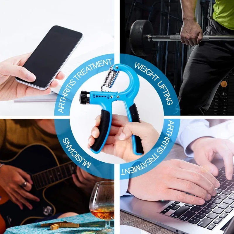 5-60 кг регулируемое р-образное устройство захвата тренажер силы пальца