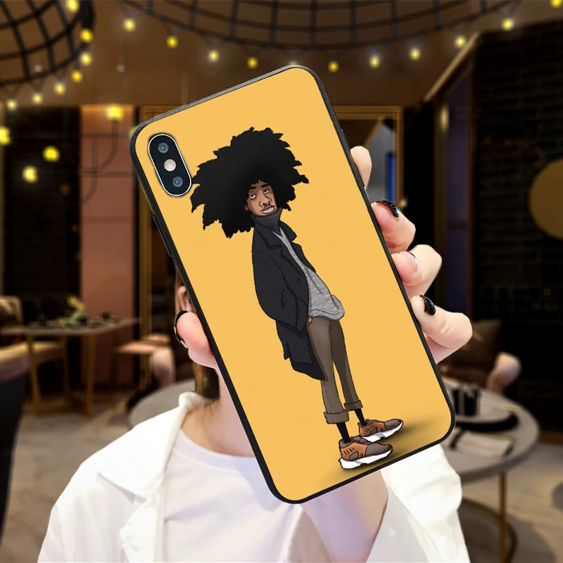 Черный чехол для телефона девочек Xiaomi Redmi 7 Note 4X 5A 16G 32G GO 7A K20 Pro 6 5 8 Pro|Чехлы-накладки|