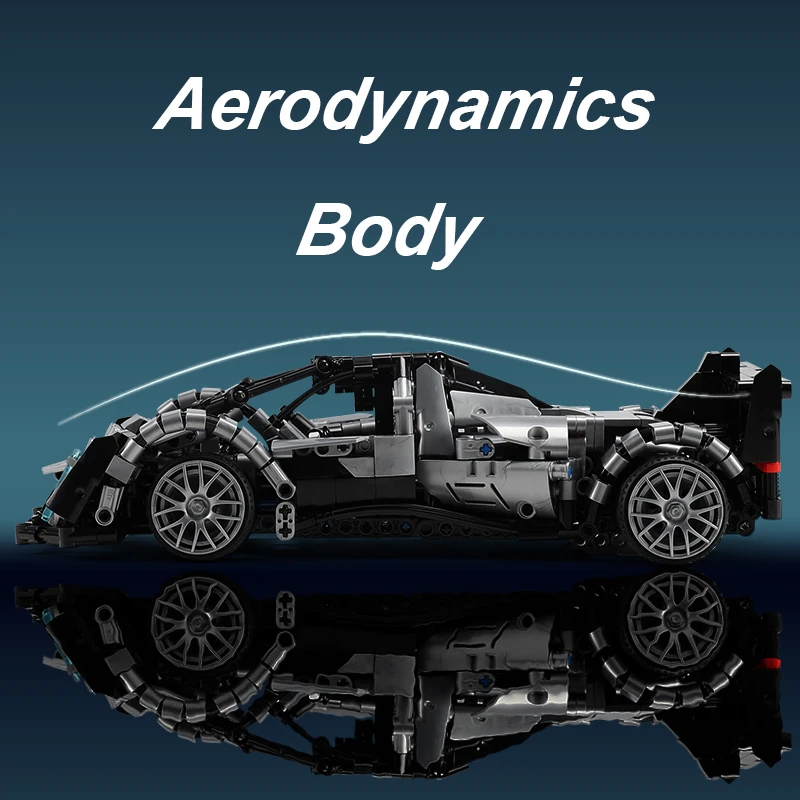 

RC Building Blocks Super Sports Car Remote Control Plug-in Electric Child Toy Model