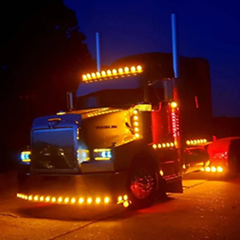 2 шт. водонепроницаемый светодиодный тормозной светильник для прицепа грузовика
