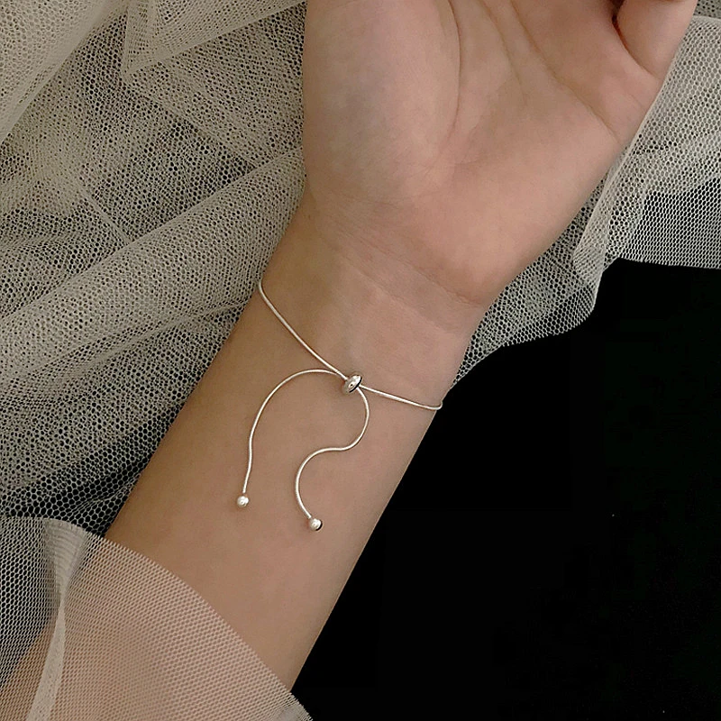 Лидер продаж модный Регулируемый Открытый браслет LISM серебряного цвета со