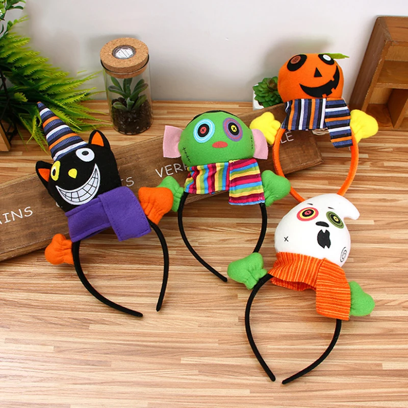 

1 шт., подарок на Хэллоуин, заколка для волос в виде тыквы, украшение для макияжа, украшения для вечеринки на Хэллоуин, товары, забавный подаро...