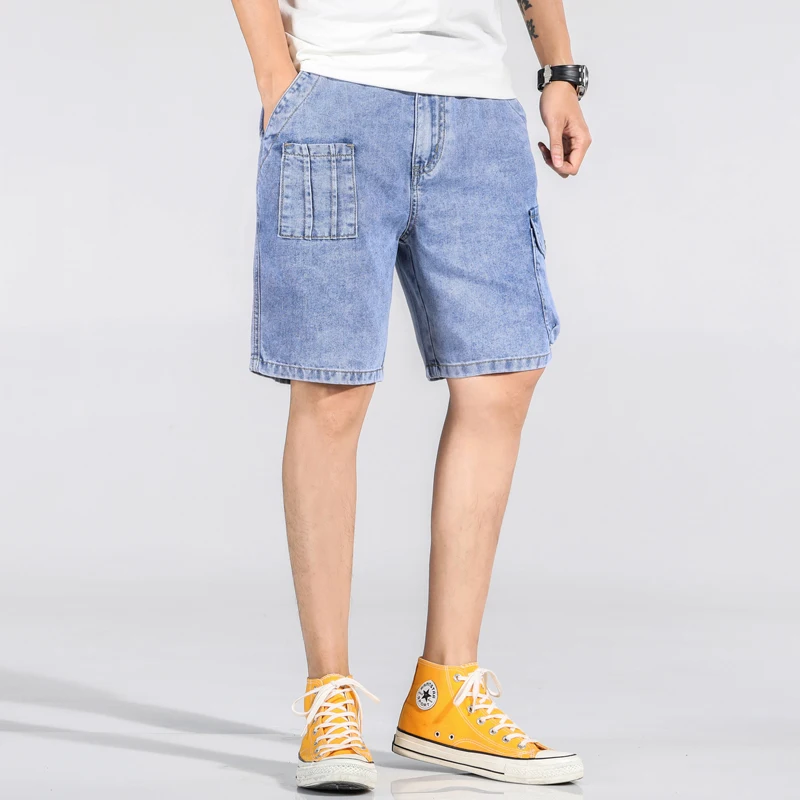 Baggy Jeans 7XL Plus Size Denim Jeans Mens Shorts Jeans High Quality Casual Pants Denim Trousers Fashion Male 2021 New Summer