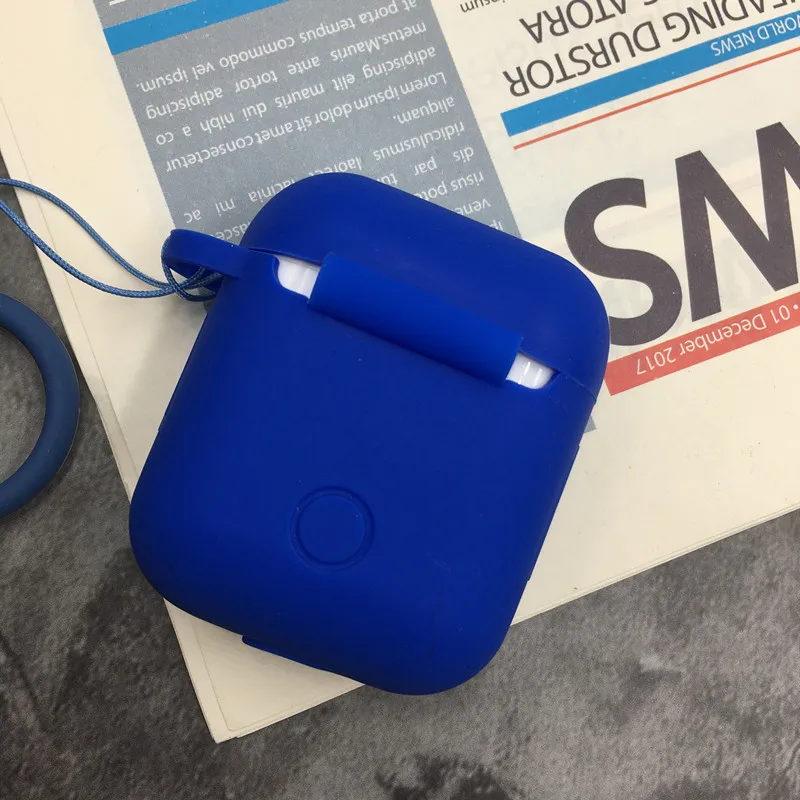 Cute Wireless Bluetooth Earphone Case For Apple AirPods 1 2 Silicone Charging Headphones Cases for Airpods Protective Cover | Электроника