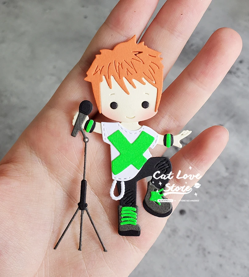 Металлические штампы Catlove для мальчиков рок певицы искусственный трафарет