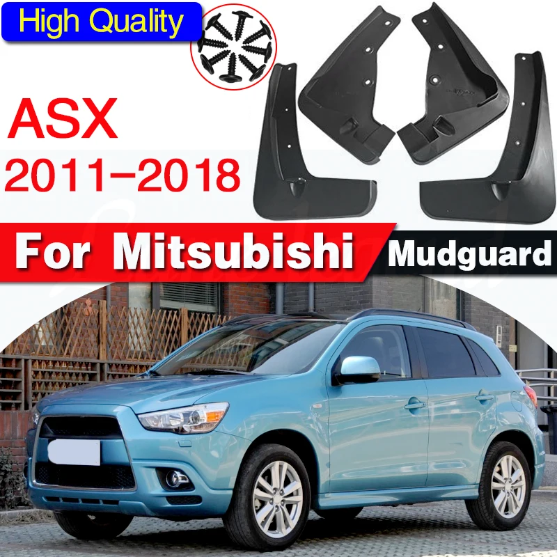 

Car fender For Mitsubishi ASX 2011-2018 Mud Flaps Splash Guards Mud Flap Mudguards AUTO Accessories mud splash