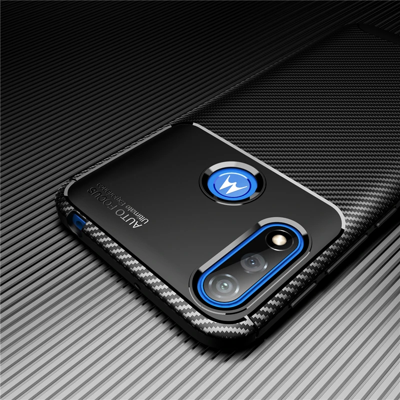 for motorola moto e7i power case bumper silicone carbon fiber cover for moto e7i power case for moto e7i e7 i power cover 6 51 free global shipping