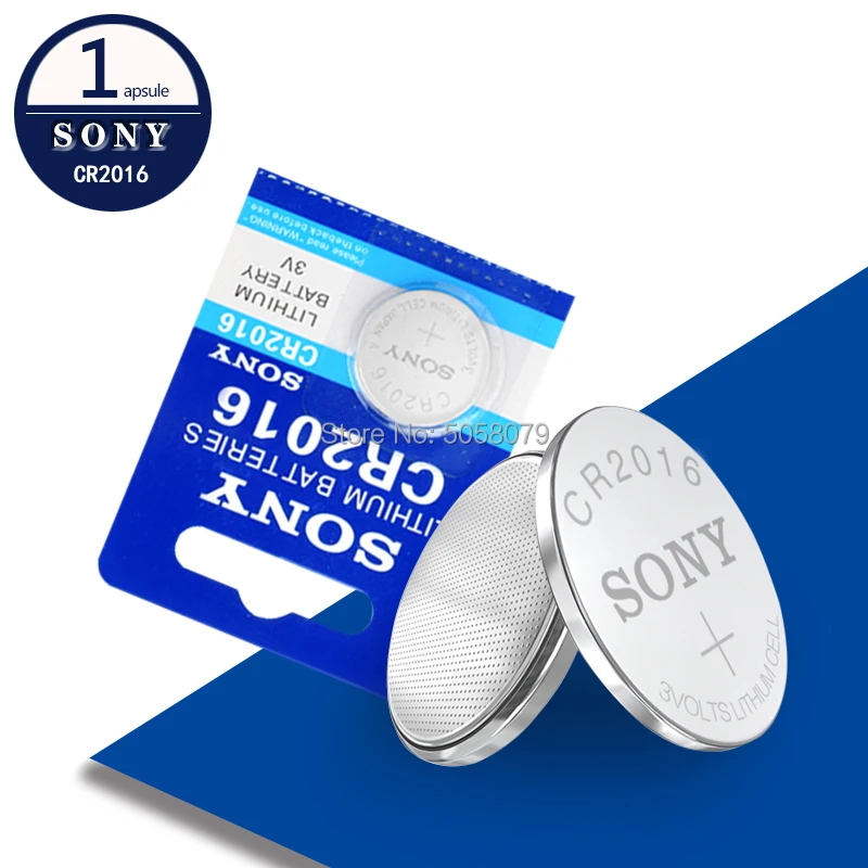 1 шт. литиевая батарея 3 в для SONY cr2016 часовая батарейка с кнопкой батарейки cr 2016 DL2016