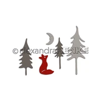 2021 new arrival in the forest metal cutting dies scrapbooking diy embossed mould make paper card album craft template cut die
