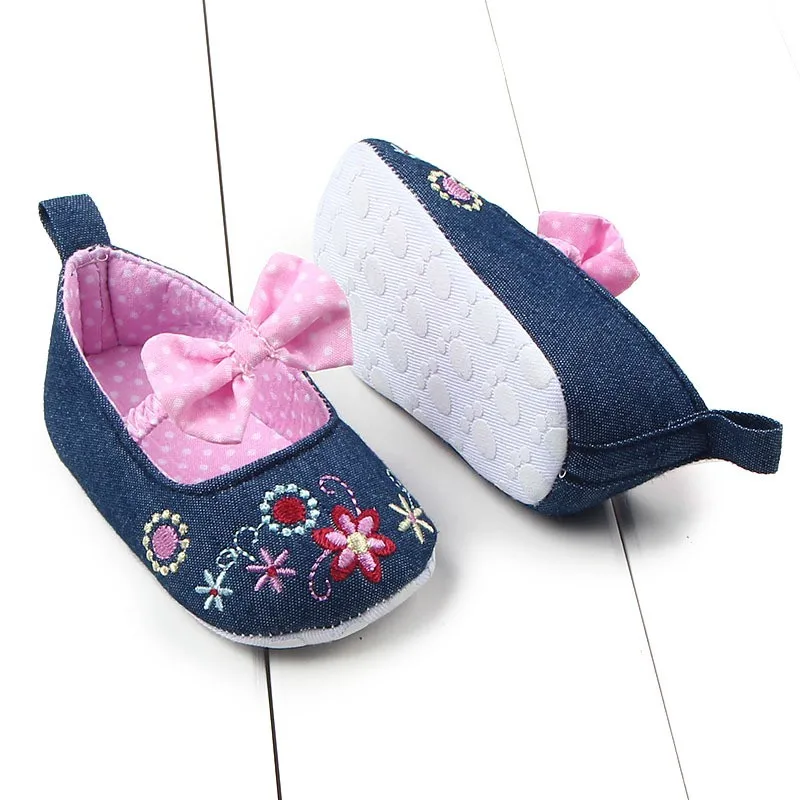 0-12 м обувь принцессы для новорождённых младенцев и девочек малышей с мягкой