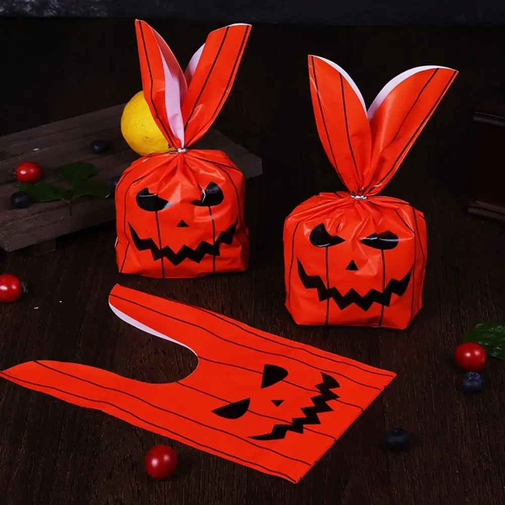 

PP 50 шт./пакет великолепный Хэллоуин, лакомства, снэки, мешочек для конфет, товары вечерние, экологически чистый мешок для конфет для вечеринк...