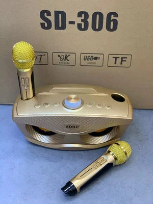 Eagle Eye Design SD 306 Bluetooth Karaoke Speaker with Two Wireless Microphone Stereo Subwoofer 3D surround sound | Электроника