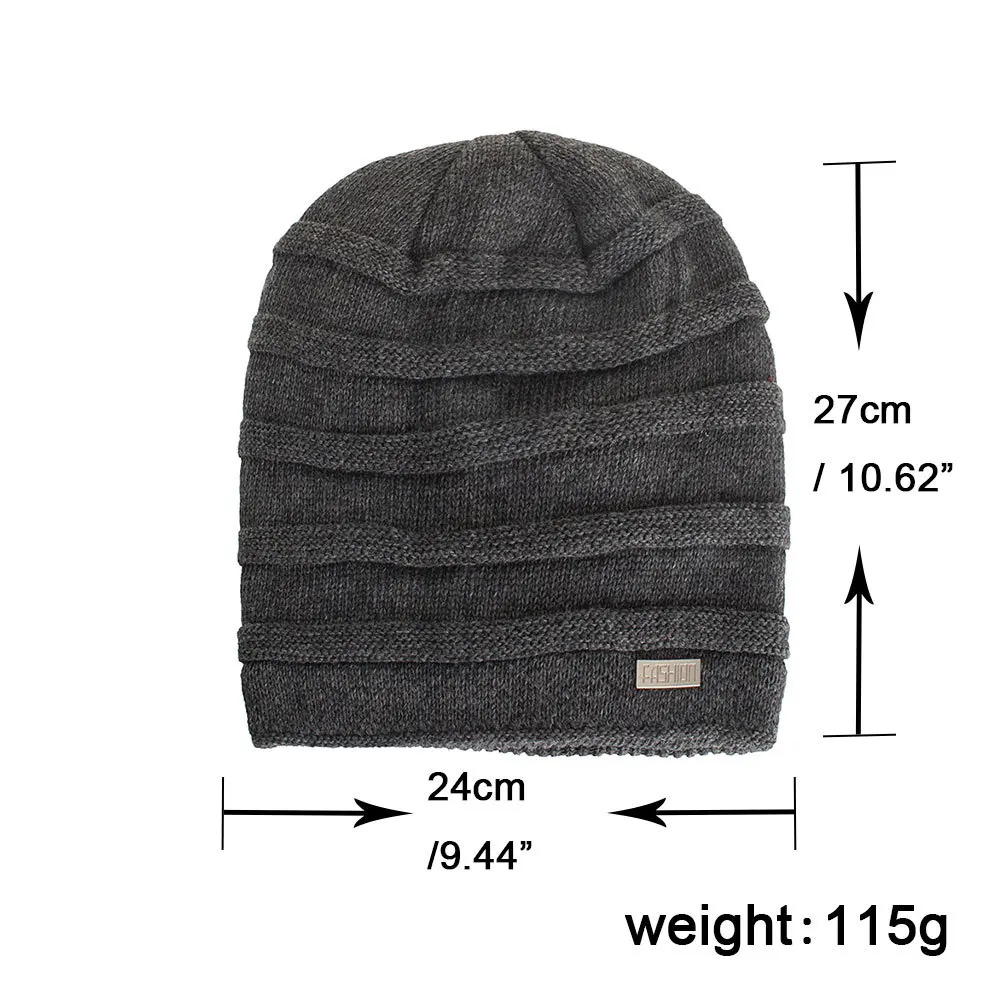 

Winter Warm Hats Skullies Beanies Cap Beanie For Men Women Wool Knitted Hat bonnet femme hiver gorros mujer invierno Caps