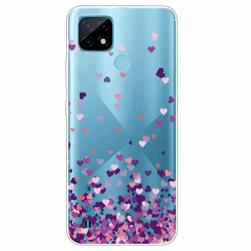 for realme c25y case clear tpu soft cute phone cases for realmi realme c21y c25 c25s funda coque transparent silicone c 25y 21y free global shipping
