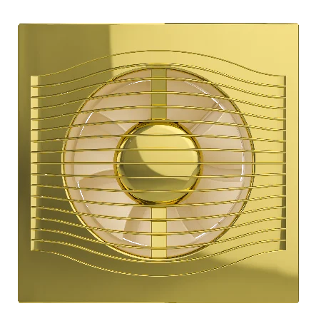 Вентилятор осевой вытяжной ERA DICITI D 100 мм SLIM 4C Gold | Бытовая техника