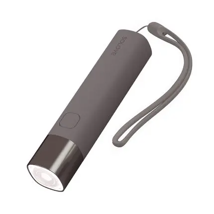 Purple Xiaomi SOLOVE X3 светодиодный фонарик, 3000 мА/ч, Мобильная мощность, USB, многофункциональный, яркий фонарь, внешний аккумулятор, портативное освещение - Испускаемый цвет: Purple