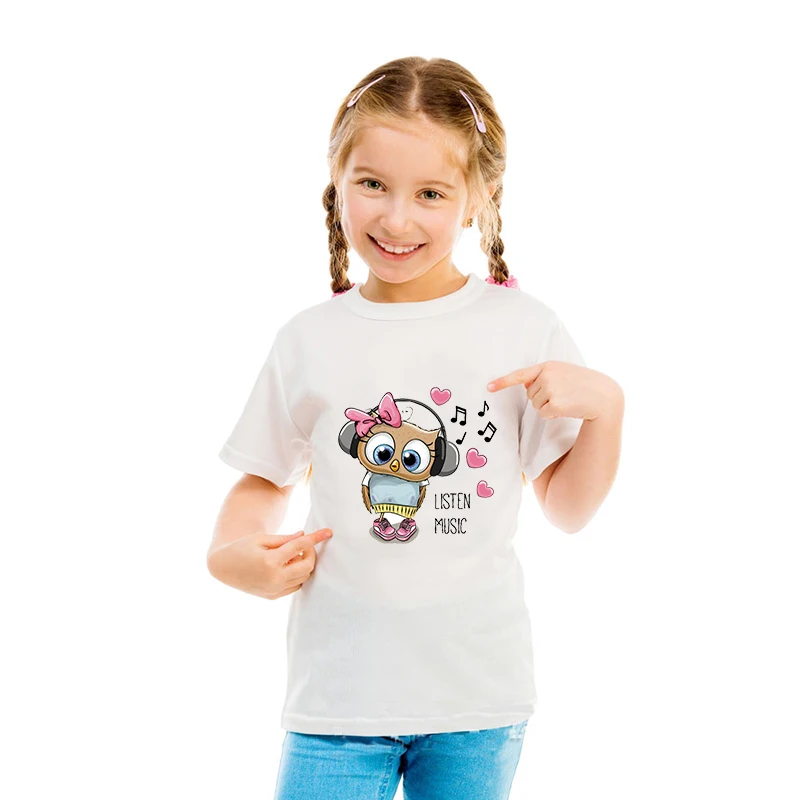 DIY стильная футболка с изображением персонажей видеоигр нашивки совой передачи