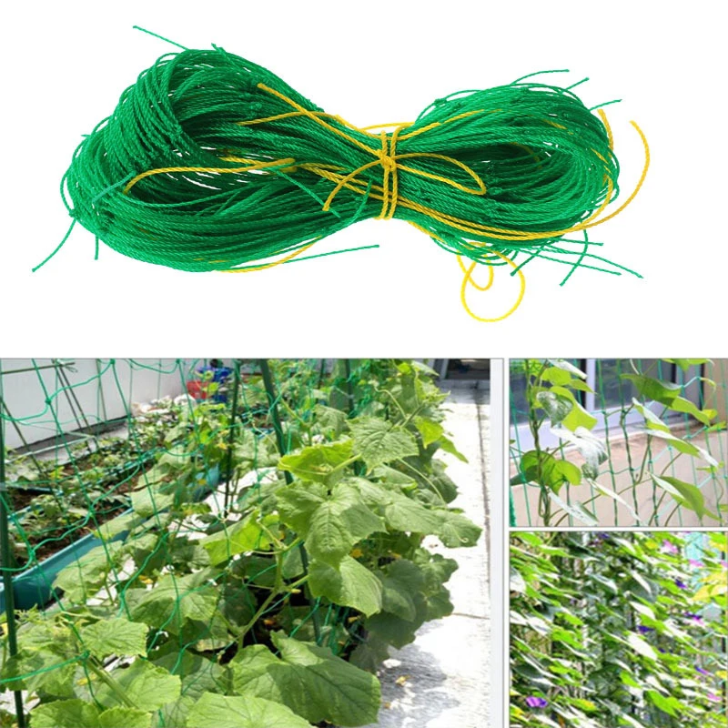 

Nylon Mesh Horticulture Plant Crawl Net Loofah Morning Glory Cucumber Vine Grow Holder Crawl Farm Gardening Network
