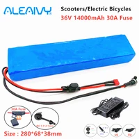 36v 14ah e bike battery battery pack 18650 lithium battery pack 600w electric bicycles 36v 14000mah with 30a fuse and charger