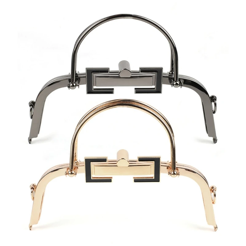 

Metal Purse Frame Kiss Locks Clasp for DIY Making Coin Bags Handle Sewing Craft Tool G5AE