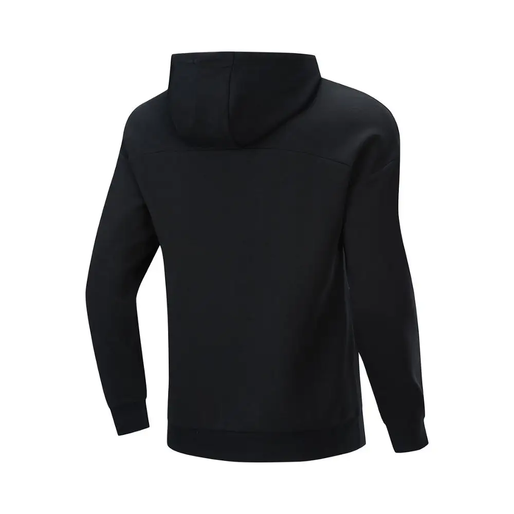 Мужская Трикотажная Толстовка Li-Ning зимний теплый флисовый свитер с подкладкой из