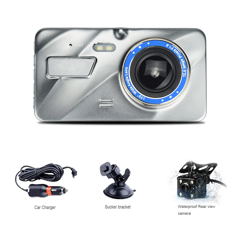 A4.0" IPS Dual Lens Car DVR Auto Camera Cars Dvrs Dash Cam Camcorder FHD1080P Recorder Video Registrator Carcam Vehicle dash cam |