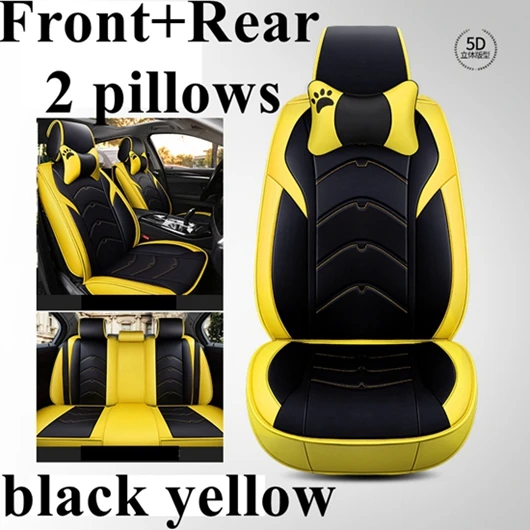 black yellow comfort Чехол для автомобильного сиденья для JEEP Wrangler jk ренегатский Чероки Grand CHEROKEE Commander Compass Патриот unlimited Rubicon Sahara Liberty - Название цвета: black yellow comfort