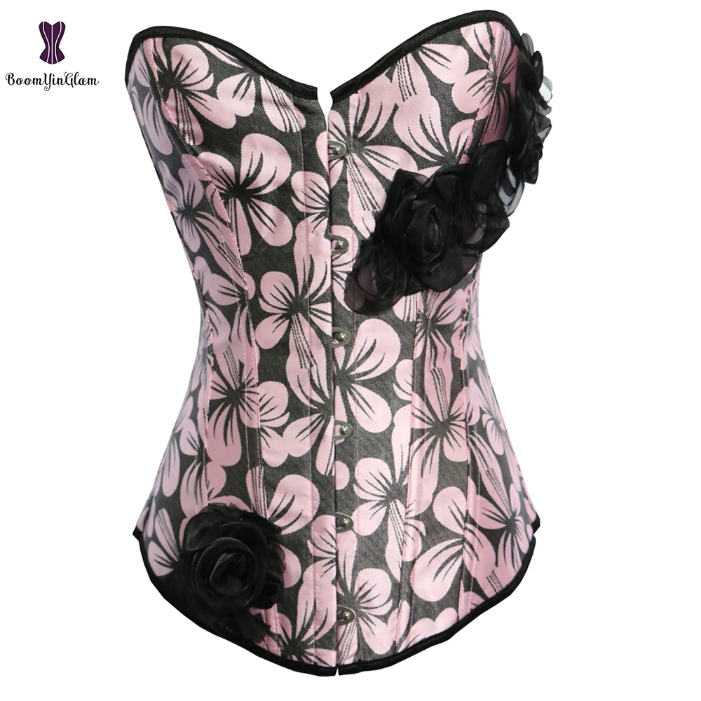 Оранжевое Женское сексуальное нижнее белье Корректирующее топ на шнуровке