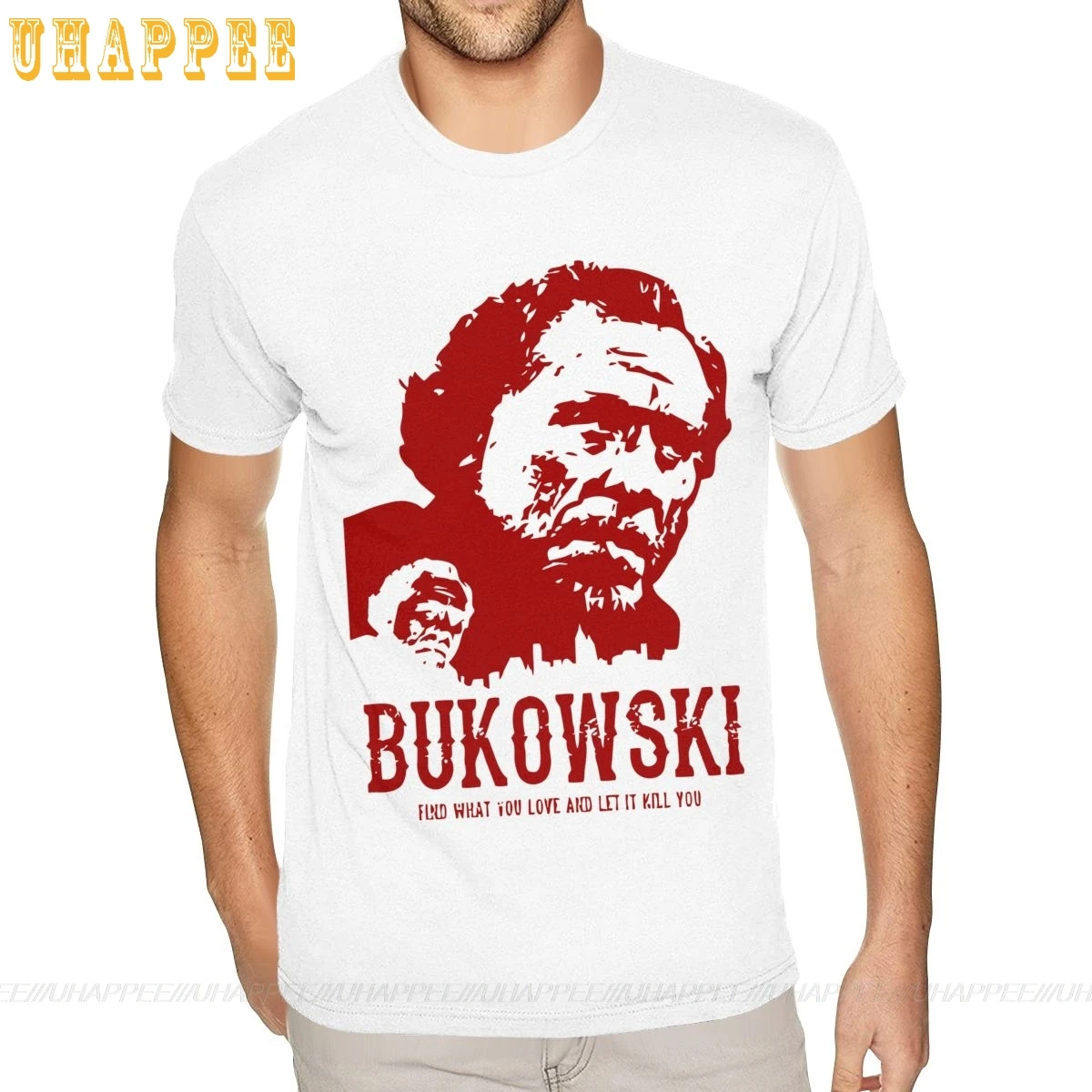 Charles Bukowski/футболки для молодежи Футболки больших размеров Homme Футболка с