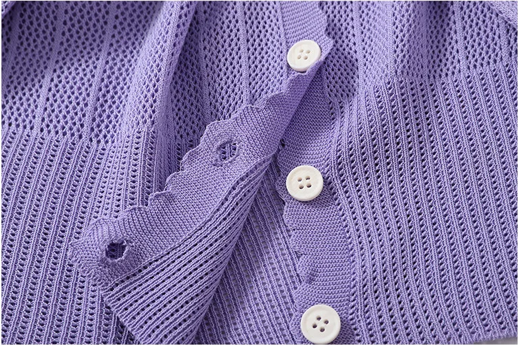 Summer Autumn Sweater Women Cardigan New Fashion Square Collar Short Tops Casual Slim Sweet Single-Breasted Thin Korean |