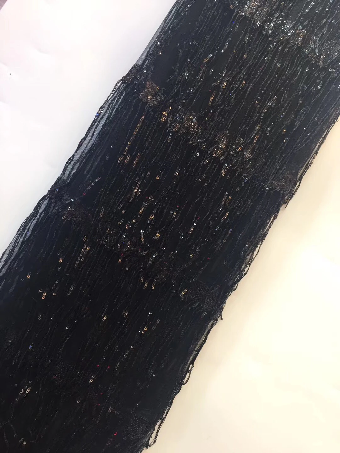 Nigerian Lace Fabric 2021 High Quality Wedding Deep Purple African With Sequins French ZX3075 | Дом и сад