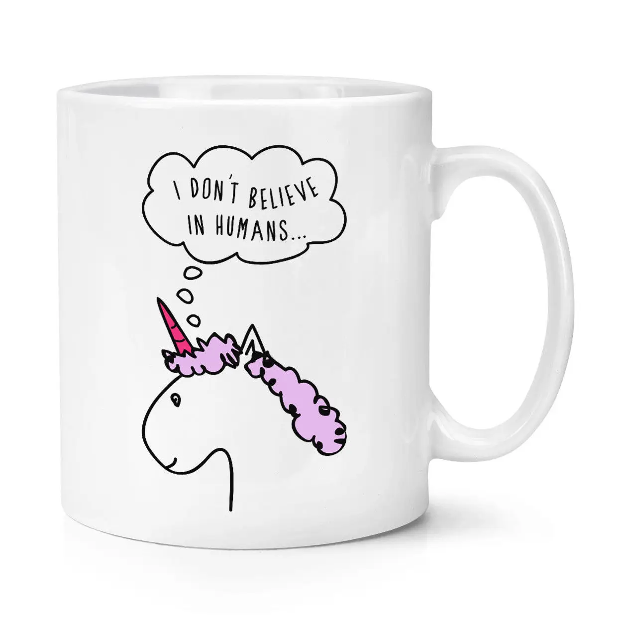 Кружка Lila Unicorn I't Believe In Human 11oz|Кружки| |