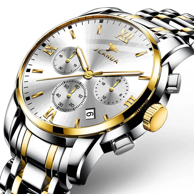 hot 2021 explosion brand watch online celebrity calendar waterproof luminous fashion multifunctional quartz watch mens watch free global shipping