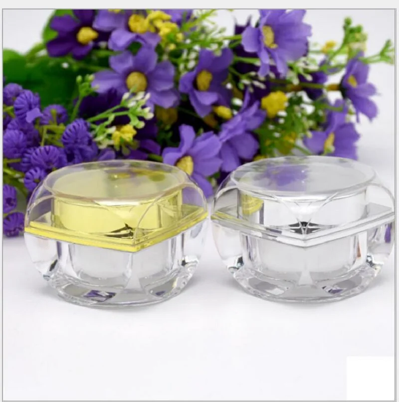 10g empty plastic acrylic bottle jar pot for eye cream serum essence sample test art nail skin care cosmetic packing | Красота и