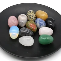 natural stone bead reiki heal easter eggs gemstone specimen collection office desk ornaments home decor