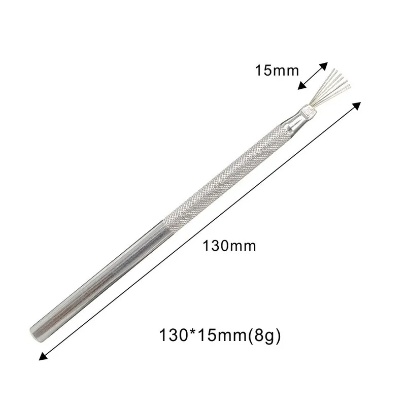 

7 Pin Feather Wire Texture Ceramics Tools Polymer Clay Sculpting Modeling Tool DIY Pottery Brush Cake Decorating Accessories