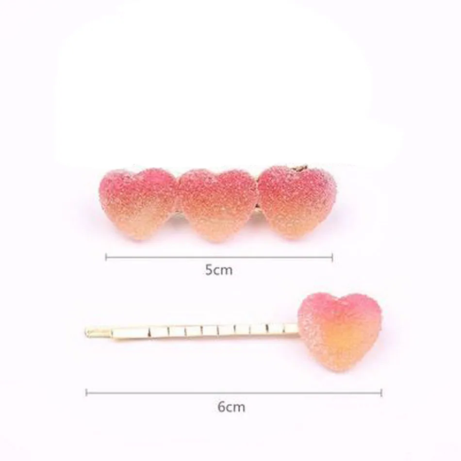 2 шт./компл. летние радужные заколки для волос девочек заколка на волосы цветами