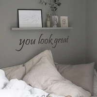 you look great inspirational wall quote sticker vinyl living room decal home decor