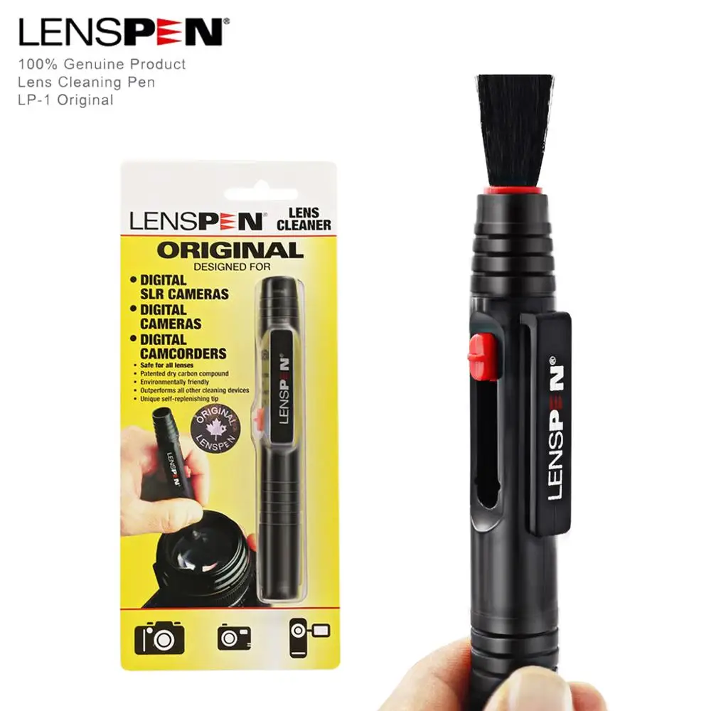 

Оригинальный комплект LENSPEN LP-1 для чистки камеры, комплект щеток для чистки пыли, салфетки, комплект ткани для чистки видеокамеры Gopro, Canon, Nikon