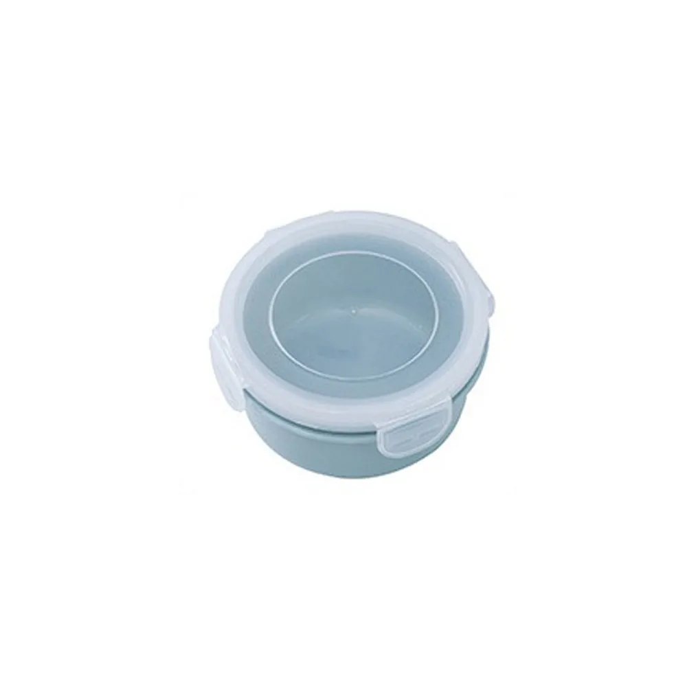 Small Lunch Box Food Refrigerator Storage Plastic Mini Round Dinnerware Portable Picnic Container Lunchbox | Дом и сад