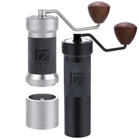 1zpresso kplus series manual coffee grinder aluminum burr grinder stainless steel adjustable coffee bean mill mini bean milling