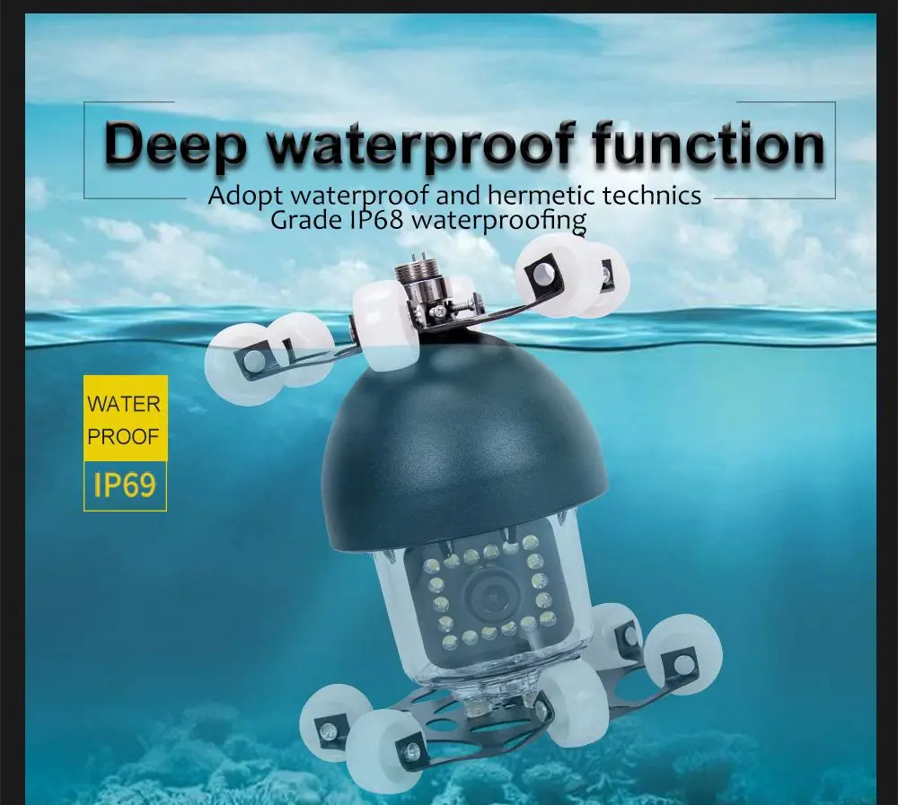 Видеокамера SYANSPAN для обследования труб с монитором 7 дюймов промышленная