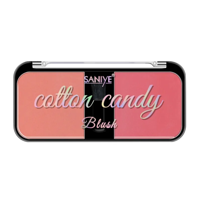 

2 в 1 двухцветные румяна красный диск матовый макияж для лица Румяна Палитра Тени для век хайлайтер палитра Мерцающая Бриллиантовая