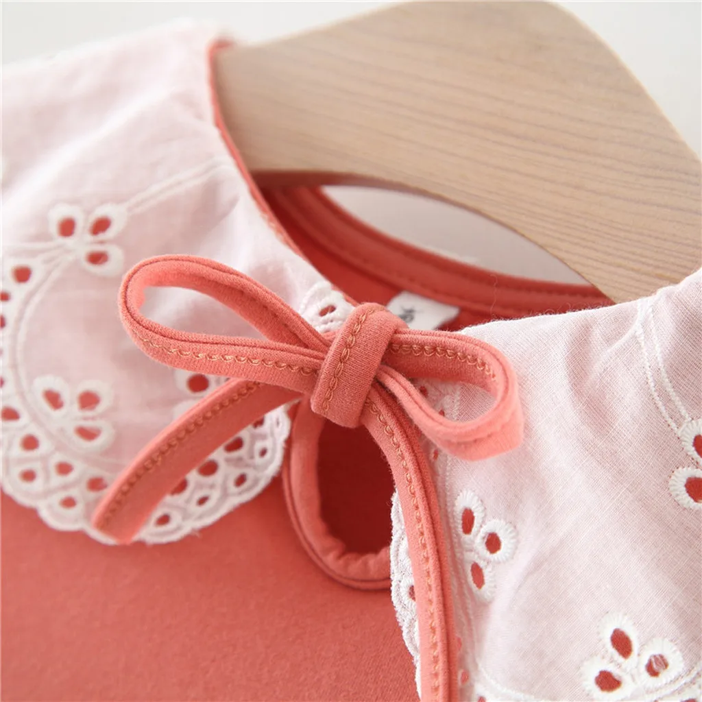 Зимнее платье для девочек одежда с длинными рукавами Повседневные платья рюшами