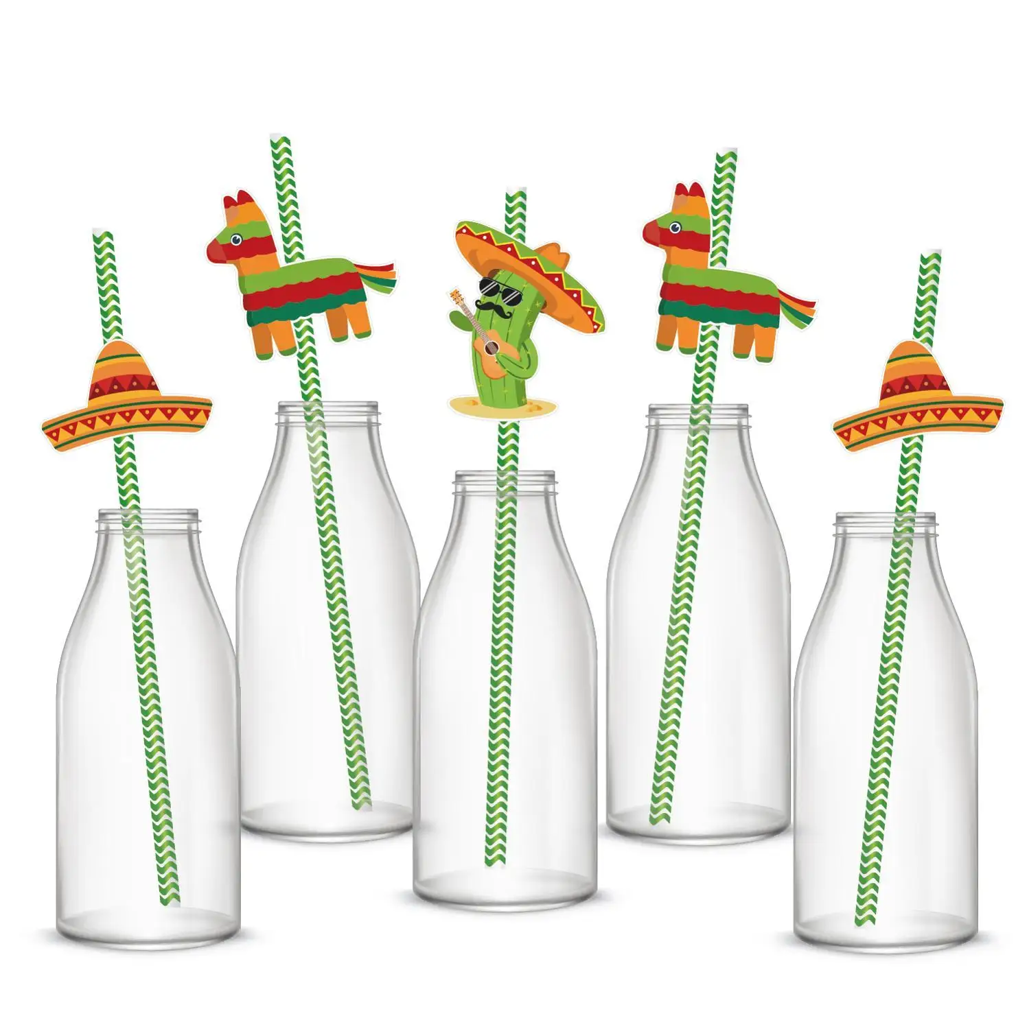 Mexican Party Decor Disposable Tableware Set Summer Colorful Sombrero Wedding Birthday Supplies | Дом и сад
