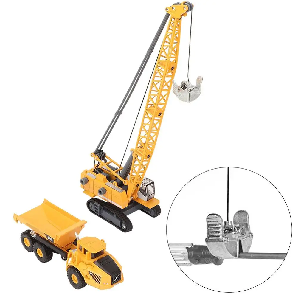 4 шт./компл. грузовик экскаватор литой металл модель строительная машина игрушки