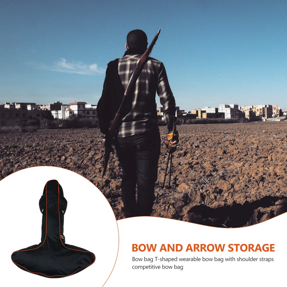 

1pc Outdoor Lightweight Arrow Storage Bag Archery Bow T-Shaped Bag
