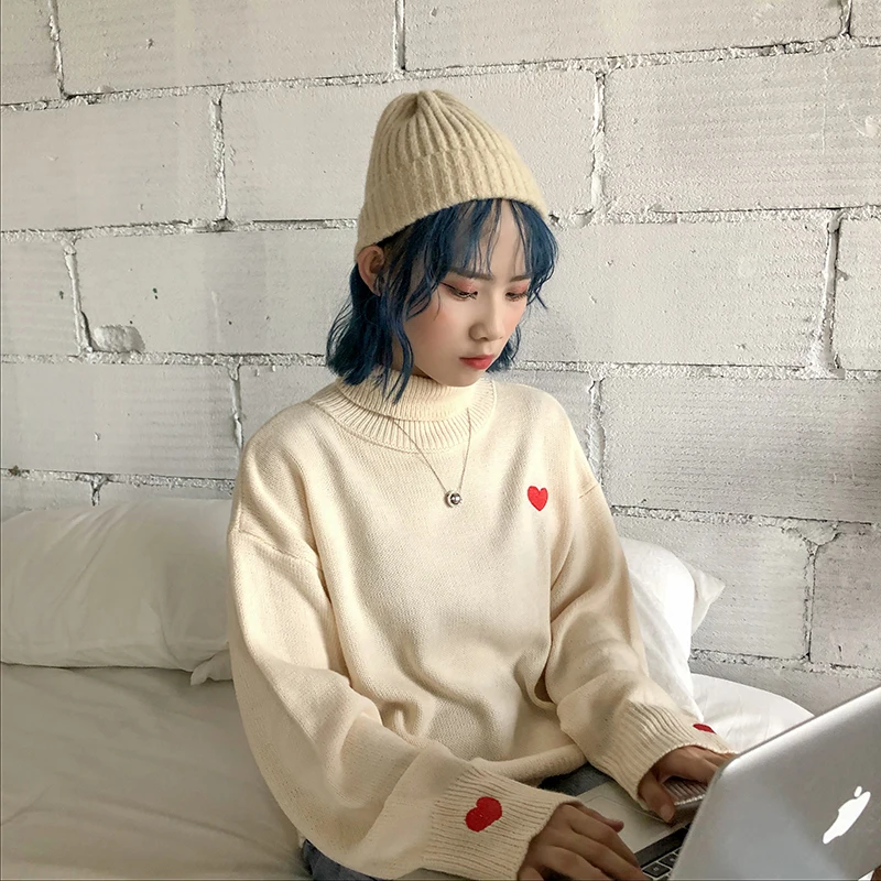 Harajuku Рождественский свитер Для женщин Симпатичные тапочки с узором в виде Форма